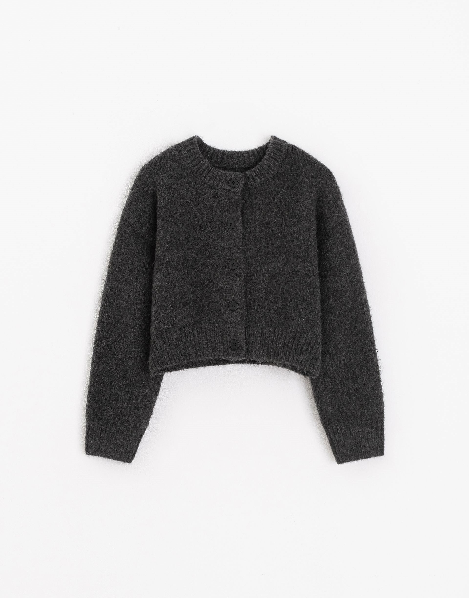 Gray deals cropped cardigan