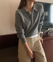 Wool Collar Knit