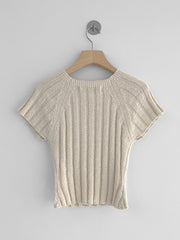 Crop Raglan Knit