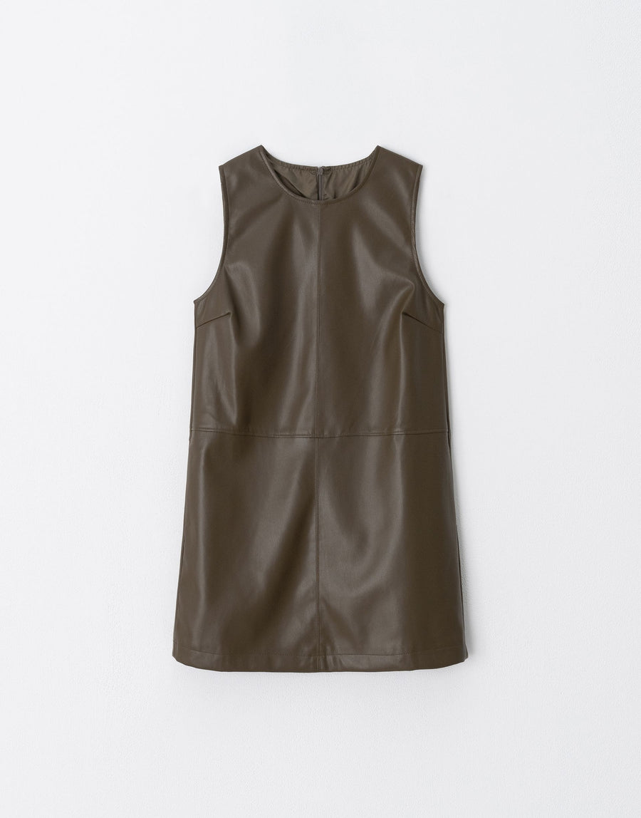 Dore Leather Dress (PREORDER)