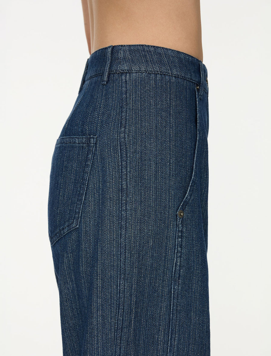 by DOE - Textured Jacquard Denim Jeans