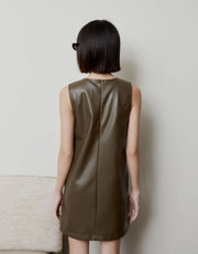 Dore Leather Dress (PREORDER)