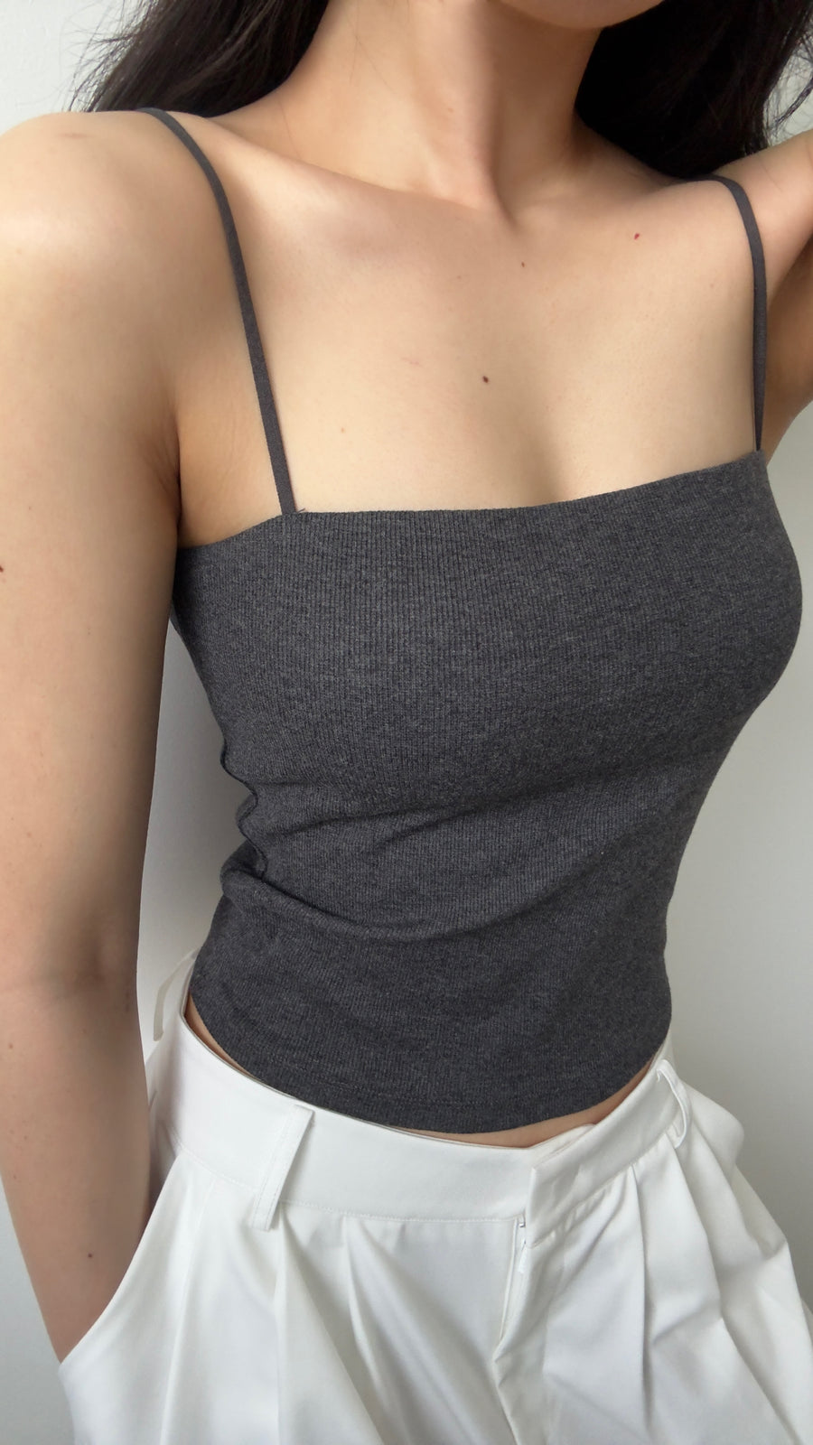 Ribbed Bra Cami Top