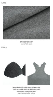 by DOE - Asymmetrical Bra Tank