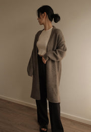 Alpaca Blend Long Cardigan