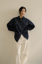 Boyfriend Pocket Denim Shirt