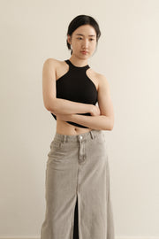 Surge Denim Skirt Grey Ver.