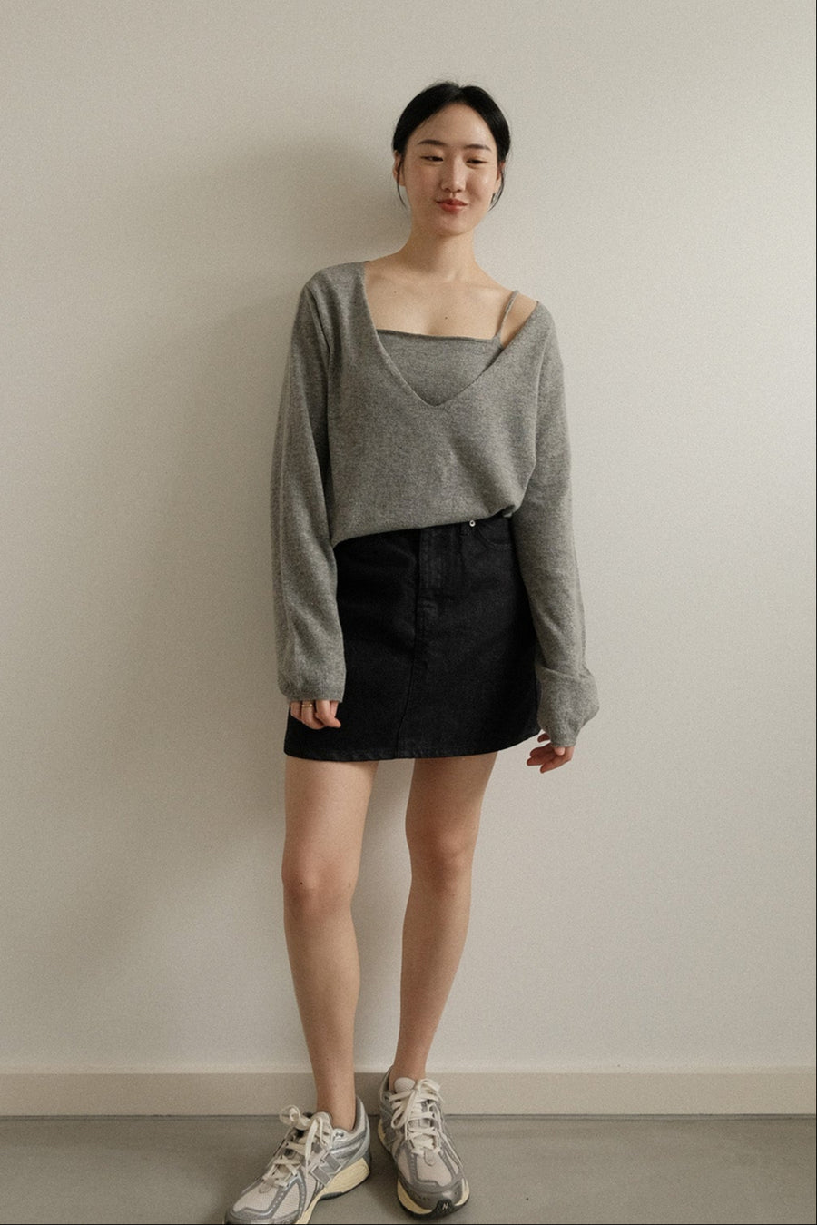 Fan Denim Skirt (PREORDER)