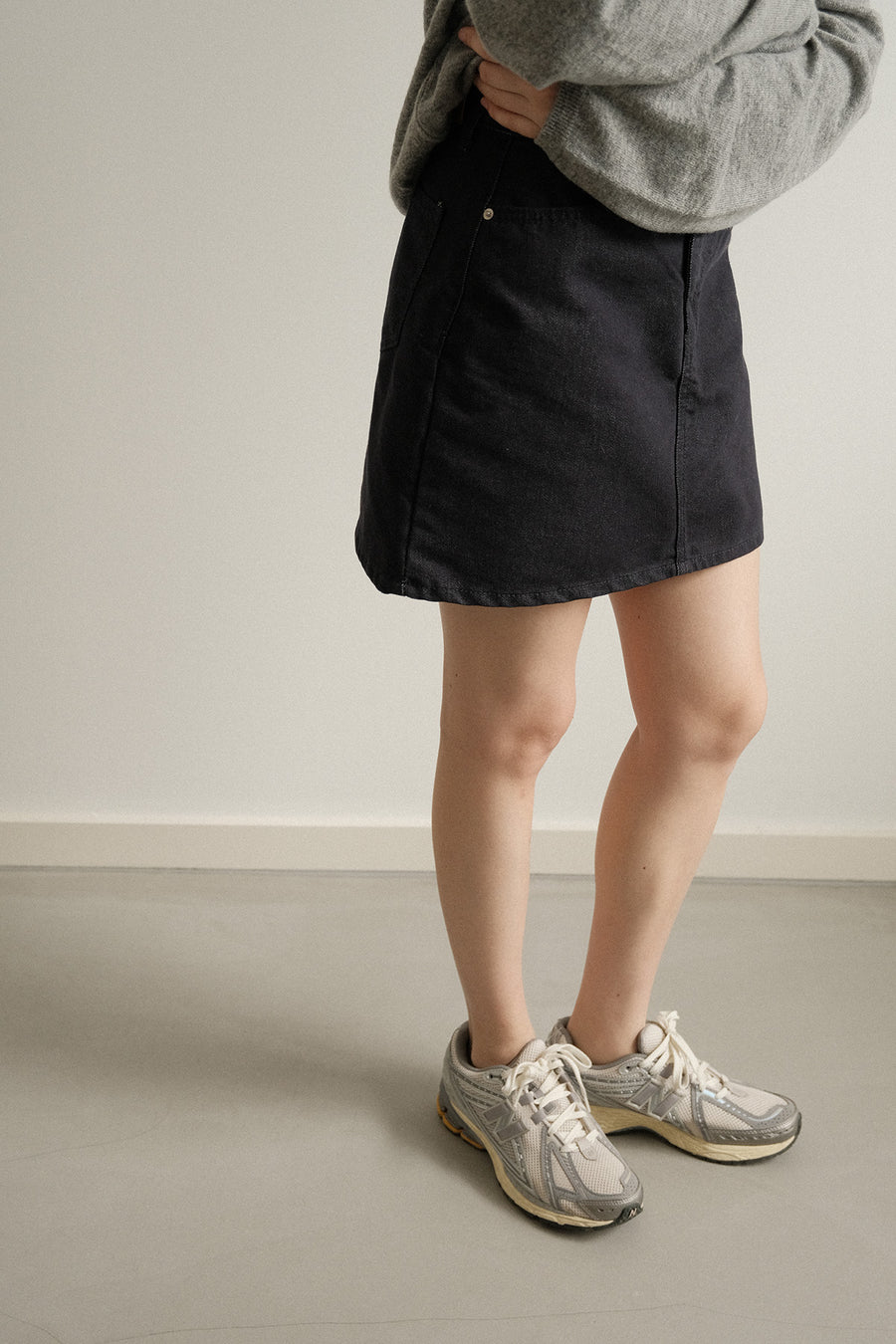 Fan Denim Skirt (PREORDER)