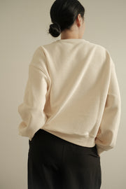 Vanilla Slouch Fit Sweatshirt