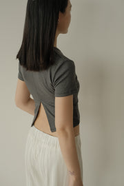 Back Slit Comfy Tee