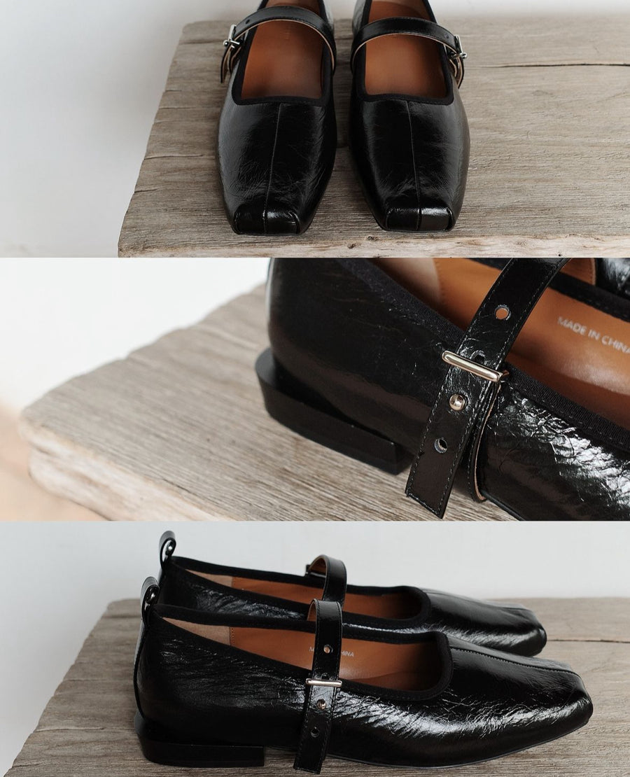 by DOE - Three Way Flat (COW LEATHER)