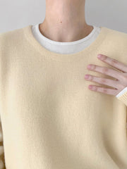 Wool Cashmere Brush Knit (PREORDER)