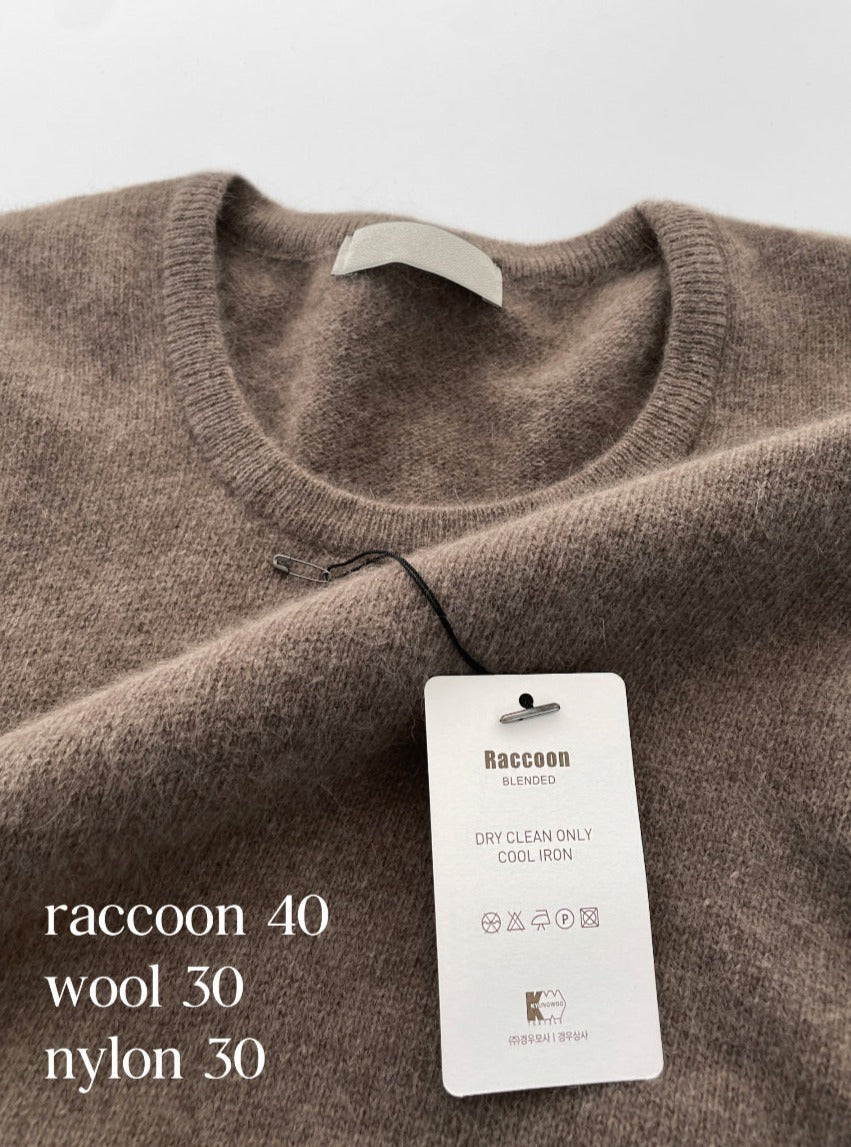 Racoon Scoop Knit