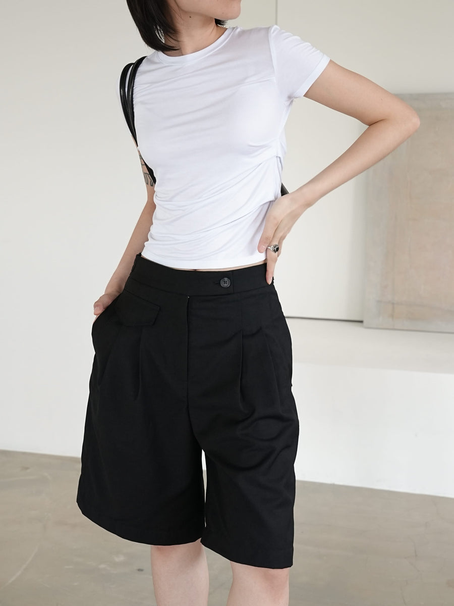 by DOE - Side Pleated Soft Tee