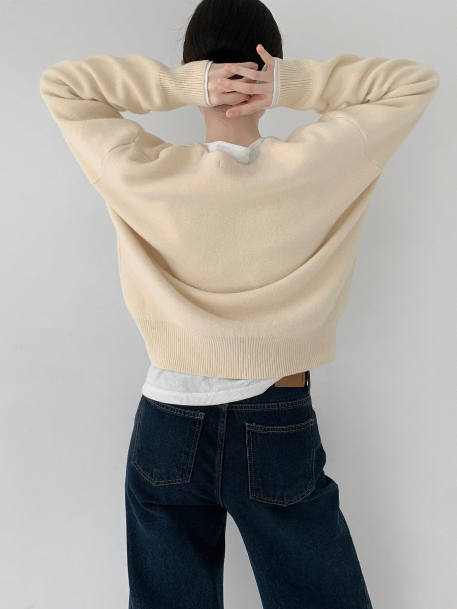 Wool Cashmere Brush Knit (PREORDER)