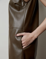 Dore Leather Dress (PREORDER)