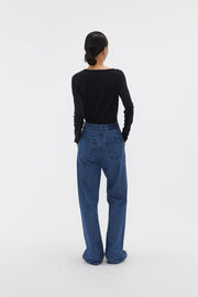 by DOE - High Rise Flared Denim Trousers