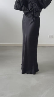 by DOE - Long Slimming Satin Skirt